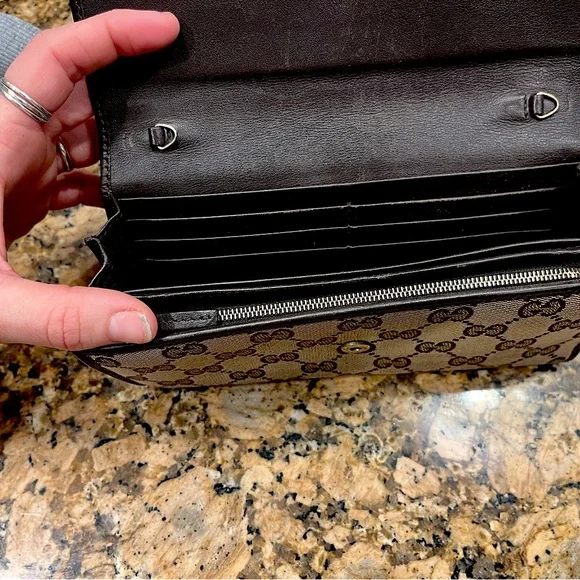 original Gucci monogram Wallet - Picture 4 of 7